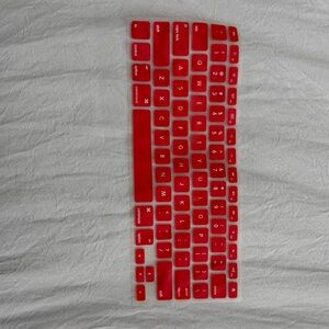Red Keyboard Cover for macbook